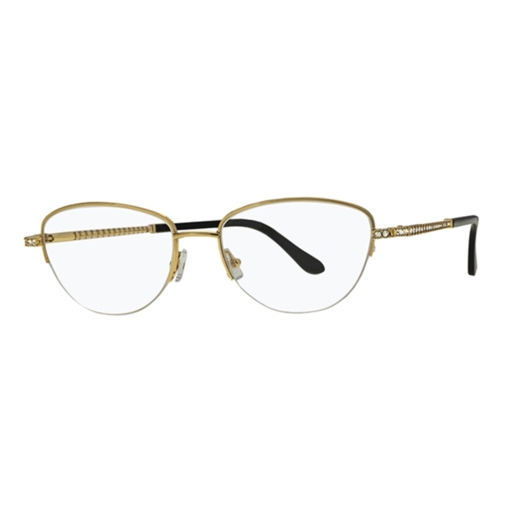 Caviar 2370 Eyeglasses 21 Gold 54mm Semi Cat Eye